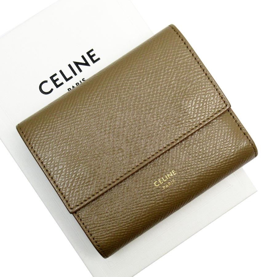 CELINE（セリーヌ） 二つ折り財布 スモール トリフォールド ウォレット