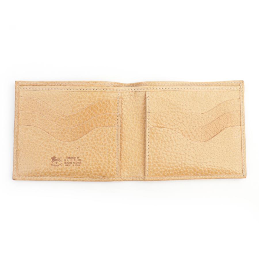 IL BISONTE（イルビゾンテ） 財布 二つ折り 小銭入れなし 札入れ