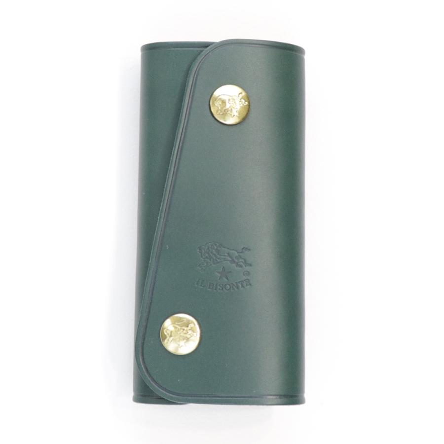 IL BISONTE（イルビゾンテ） キーケース 4連 ヴェルデ グリーン 緑