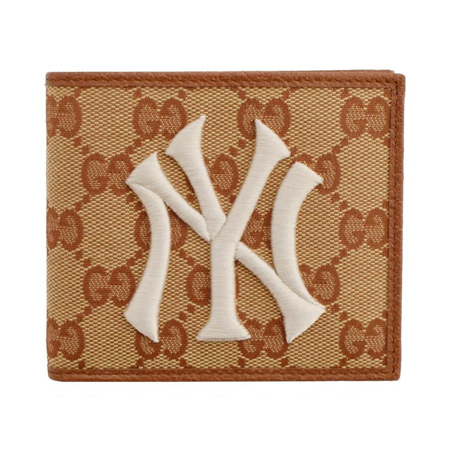 GGキャンバス グッチ 財布 GUCCI 二つ折り財布 札入れ 小銭入れなし