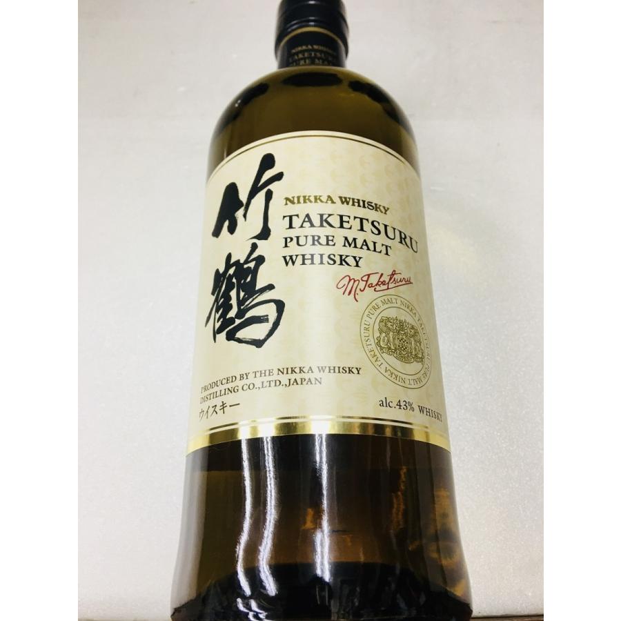 竹鶴 たけつる ピュアモルト 43度 700ml ニッカ シングルモルト