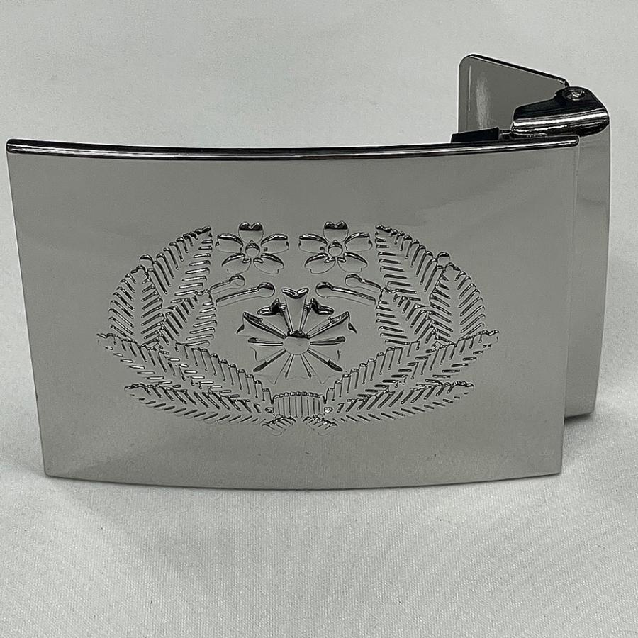 お値下げ中 警察 旭日桜花桜葉 エンブレム 帯革ベルト用ピントップ式