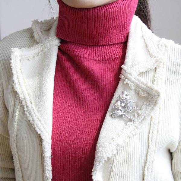 SWAROVSKI（スワロフスキー） ブローチ brooch パール 花 小枝