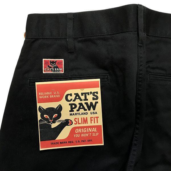 SUGAR CANE キャッツポウ CAT'S PAW スリムフィット コットン チノ