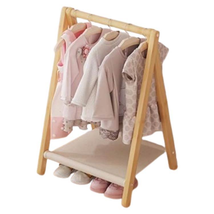 子供用 木製ハンガーラック ナチュラルスタイル ハンドメイド キッズ