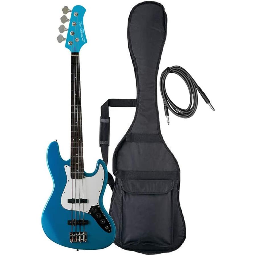 SELDER エレキベース ジャズベタイプ マッチングヘッドブルー SELDER