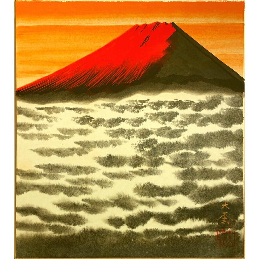 ☆特選作品 絵画・洋画・真作 富士(冬) 作品 ☆特選作品 絵画・洋画