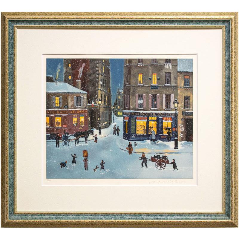 ミッシェルドラクロワ オペラ座の雪の夕暮れ ミッシェルドラクロワ