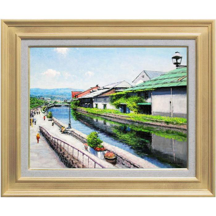 絵画 油絵 作者不詳 肉筆油絵 風景画 散歩道 F6 絵画 油絵 作者不詳