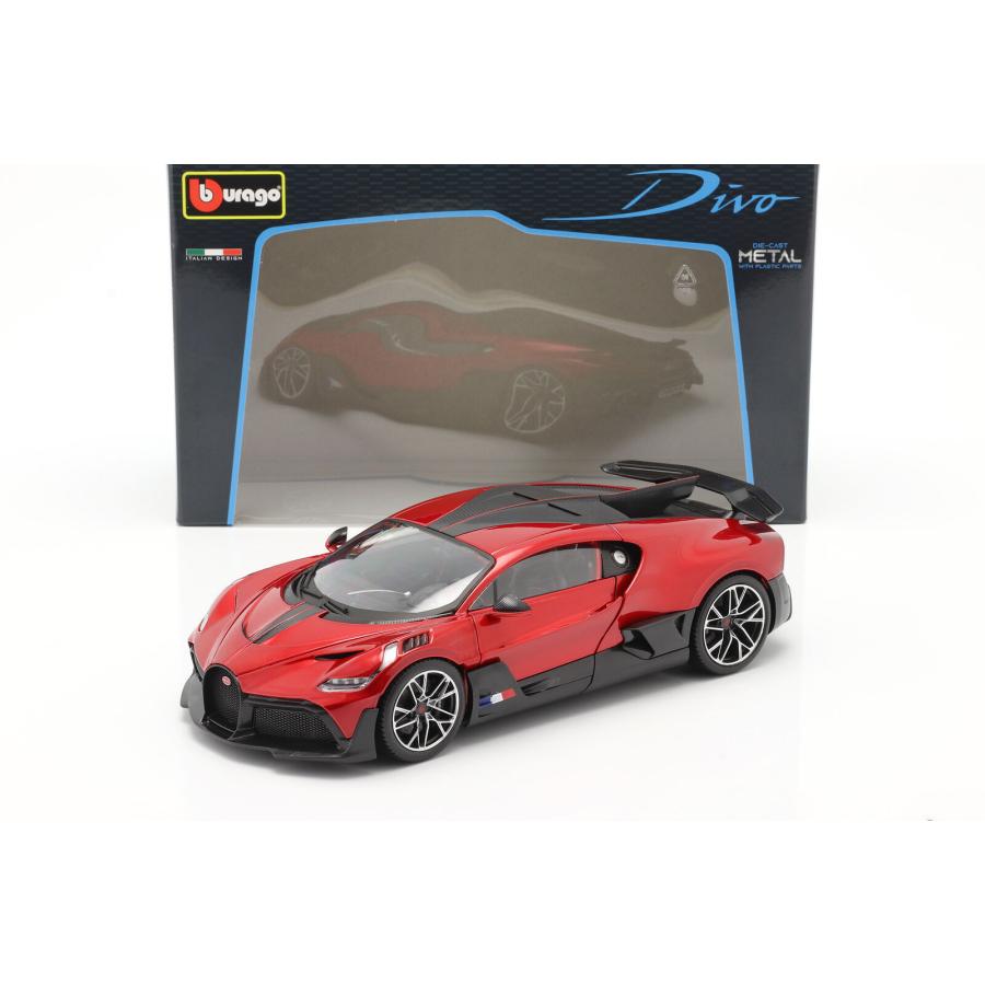 Bburago（ブラーゴ） burago 1/18 Bugatti Divo 2018 レッドメタリック