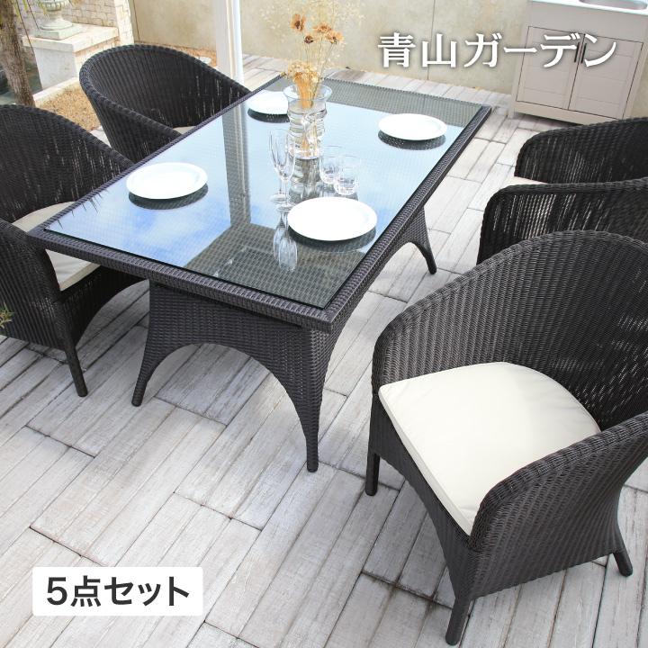 テーブル・チェア・ハンモック GLASS TENBAN!SKULL TRIBAL BLACK