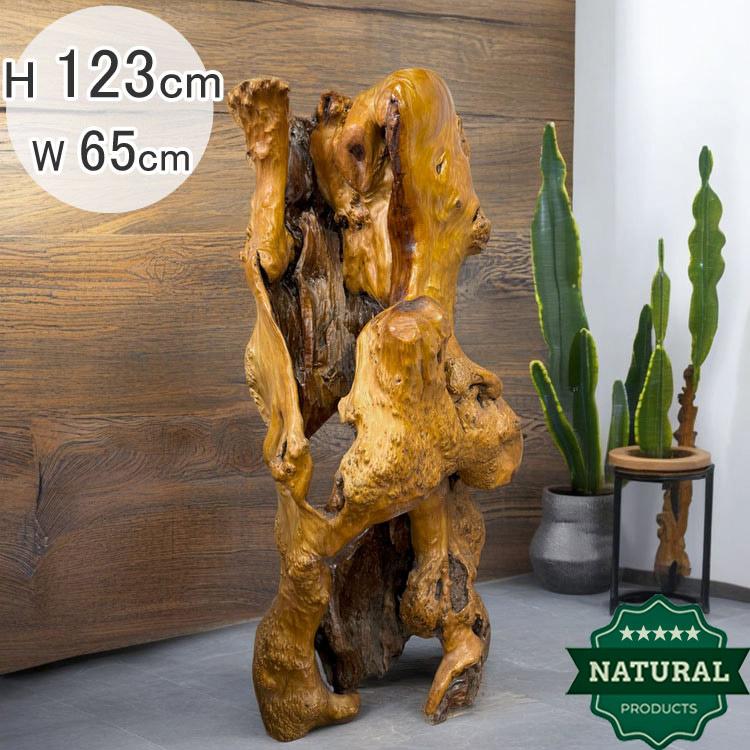 送料無料 自然木 飾り台 展示品 オブジェ H123cm 古民家 置物 おしゃれ