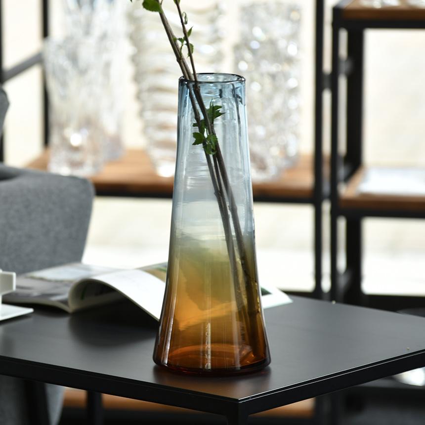 Clay（クレイ） 花瓶 ガラス おしゃれ シエル L 高さ40cm ガラス花瓶