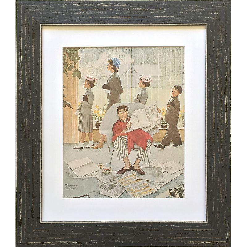 80s ノーマンロックウェル アート額装品 ヴィンテージ インテリア