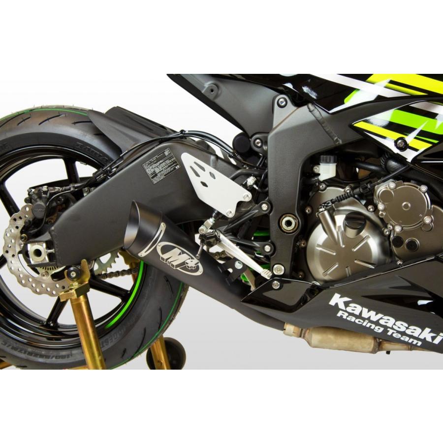 即納】M4 Exhaust ZX-6R 2009-2026 スリップオン GP19 ブラック KA6922