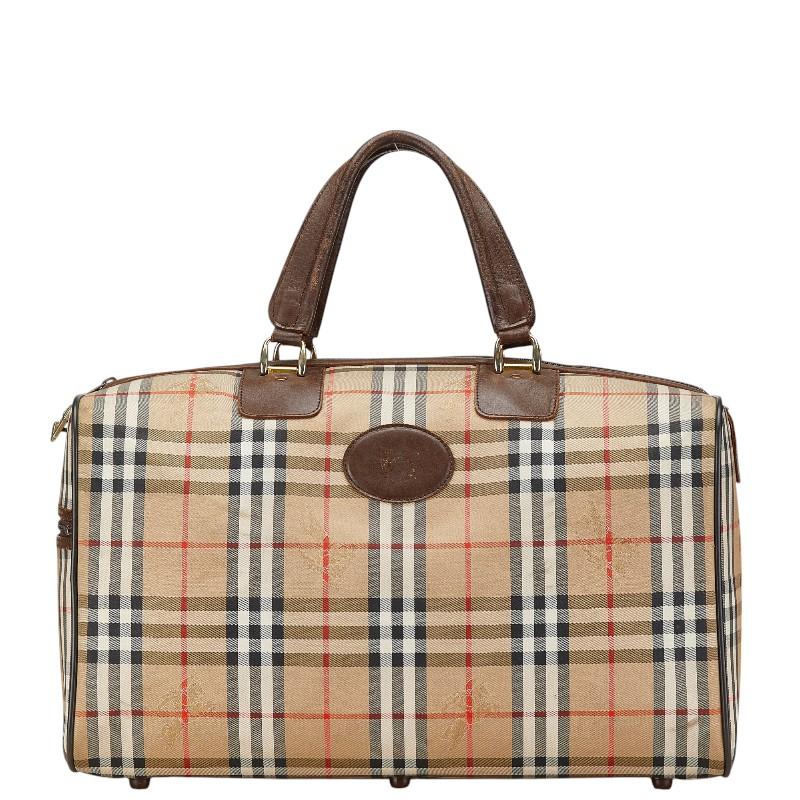 BURBERRY（バーバリー） ノバチェック シャドーホース ボストンバッグ