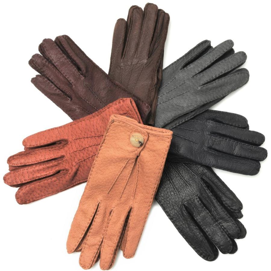 CAUSSE（コース／ガンコス）アンライニングペッカリーグローブ(ボタン