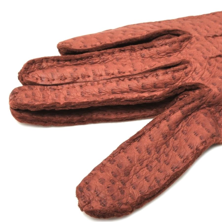 CAUSSE（コース／ガンコス）アンライニングペッカリーグローブ(ボタン