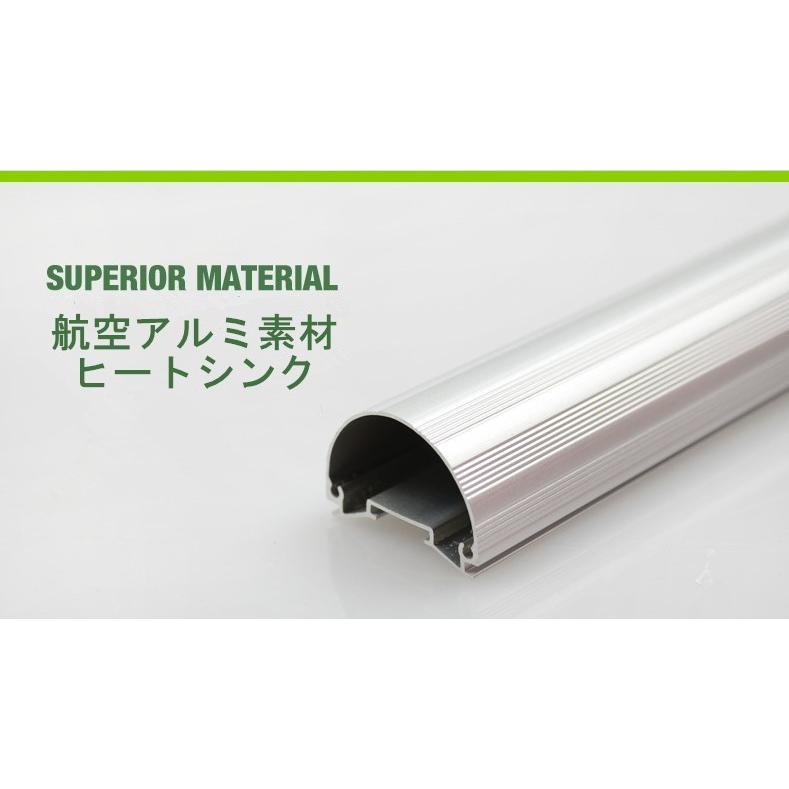 改良品 LED蛍光灯 40w形 直管 アルミヒートシンク 昼光 昼白 120cm 直