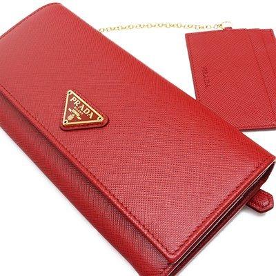 PRADA（プラダ） 1MH132 QHH F068Z FUOCO/レッド SAFFIANO TRIANG