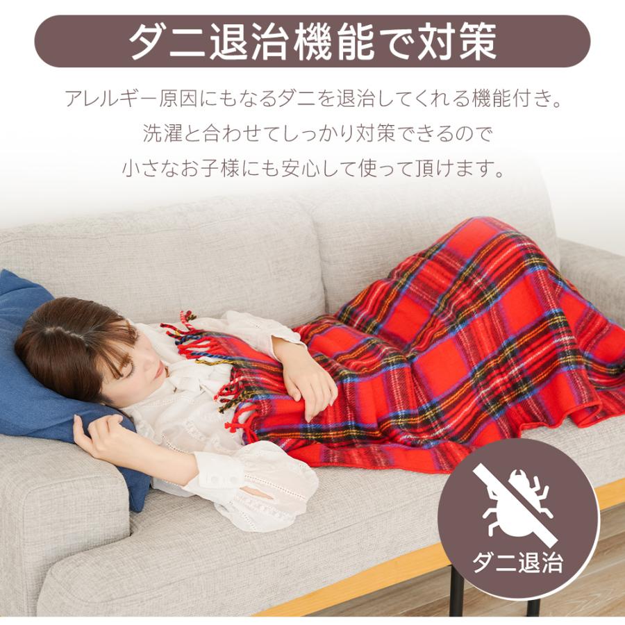 椙山紡織 洗える電気ひざ掛け NA-052H 2枚セット 電気毛布 丸洗い