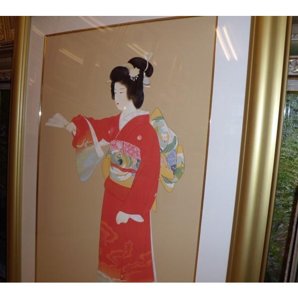 上村松園作 序の舞 【 多色刷高級美術印刷 】東京芸大所蔵 小学館より