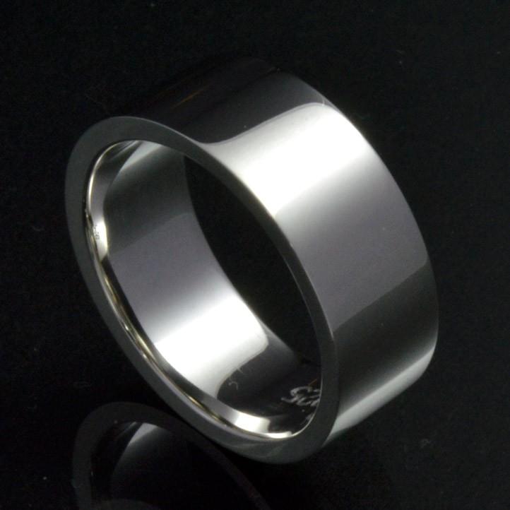 8mm 平打ちシルバーリング シルバー925 : ブライトネスシルバー - 通販