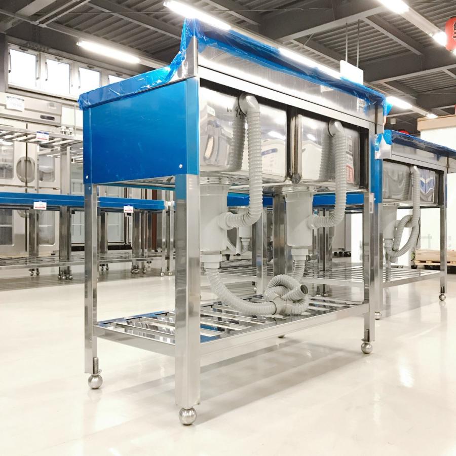 二槽シンク 900x450x800(+90) : 業務用厨房機器の新橋 - 通販 - Yahoo