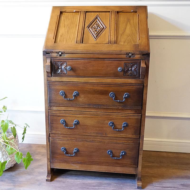 アンティーク家具 リプロダクト ライティングビューロー 机 デスク