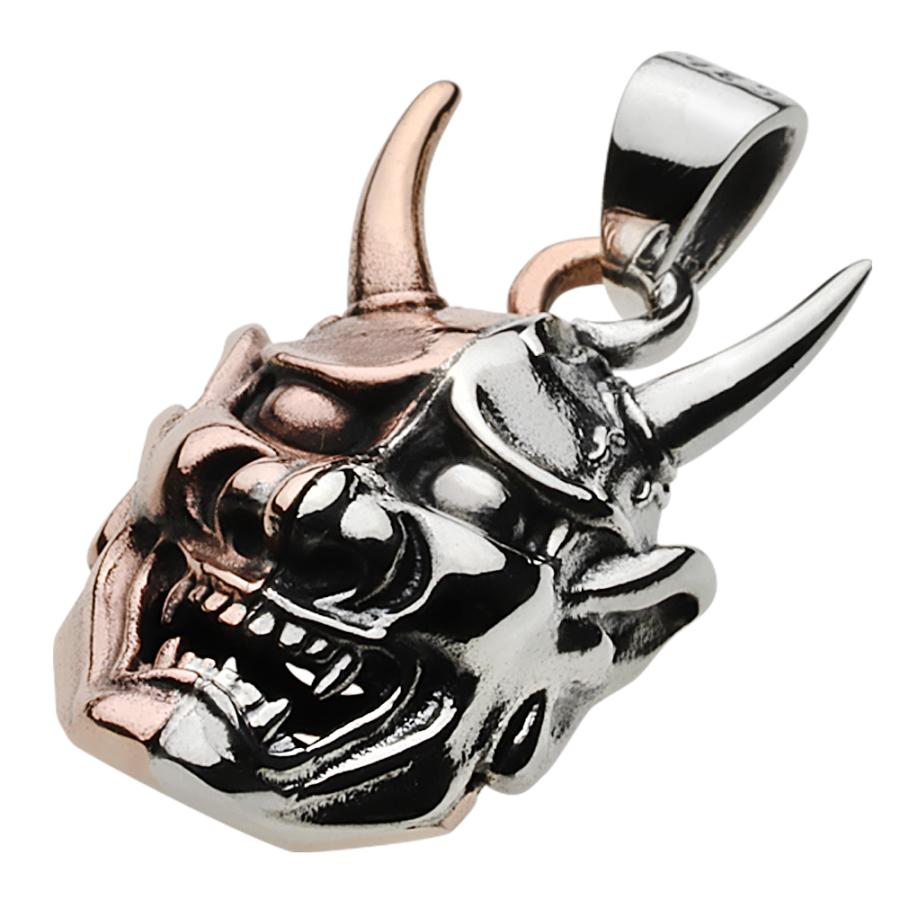 シルバーペンダント メンズ 般若 和風 和柄 鬼 日本 シルバー925