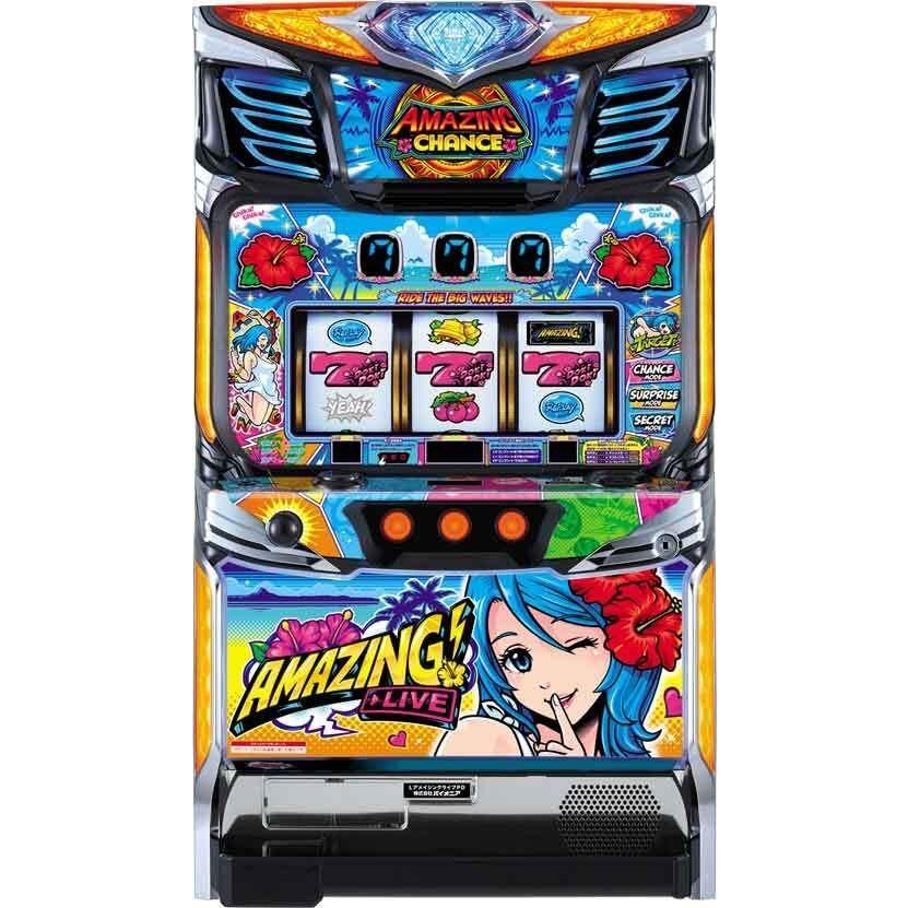 スマスロ遊技用ユニット取り付け済みLアメイジングライブPD 中古