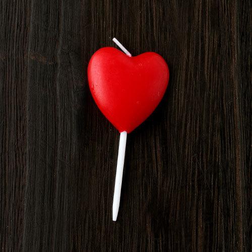 ◇オーダー用◇ダイカット 数字 ハート キャンドル ロウソク ハート