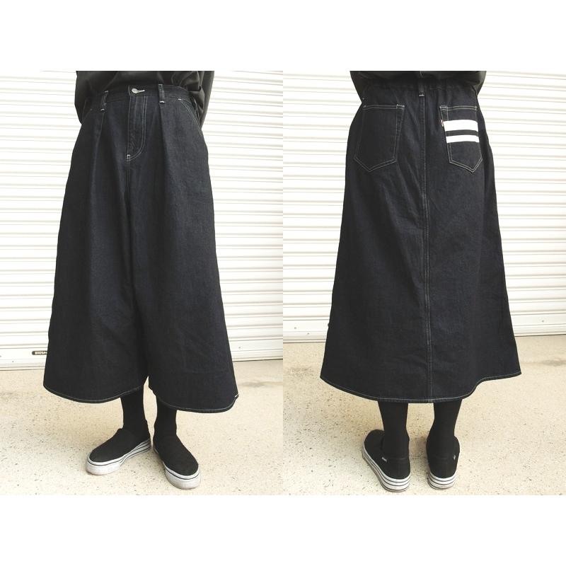桃太郎ジーンズ（MOMOTARO JEANS） 'GTB'12ozデニムスカート風パンツ