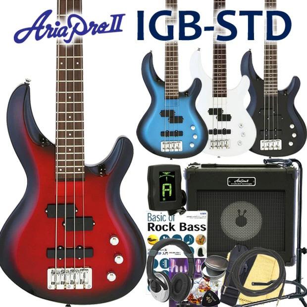 Aria Proll ベース 初心者 入門 Pro II アリア プロ IGB-STD 13点