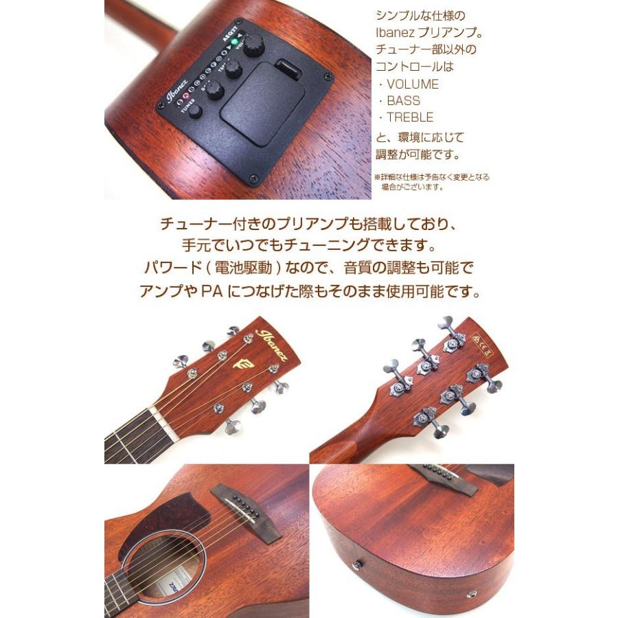 Ibanez（アイバニーズ） エレアコ 初心者セット PC12MHCE/PF12MHCE 8点