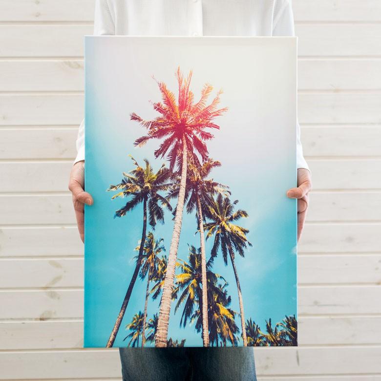 アートパネル カリフォルニアの空とヤシの木 約40cm×60cm アート