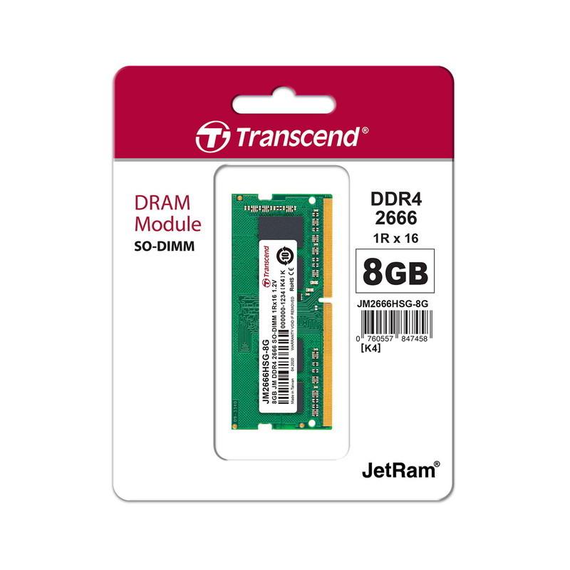 Transcend（トランセンド） ノートPC用メモリ 8GB Transcend DDR4-2666
