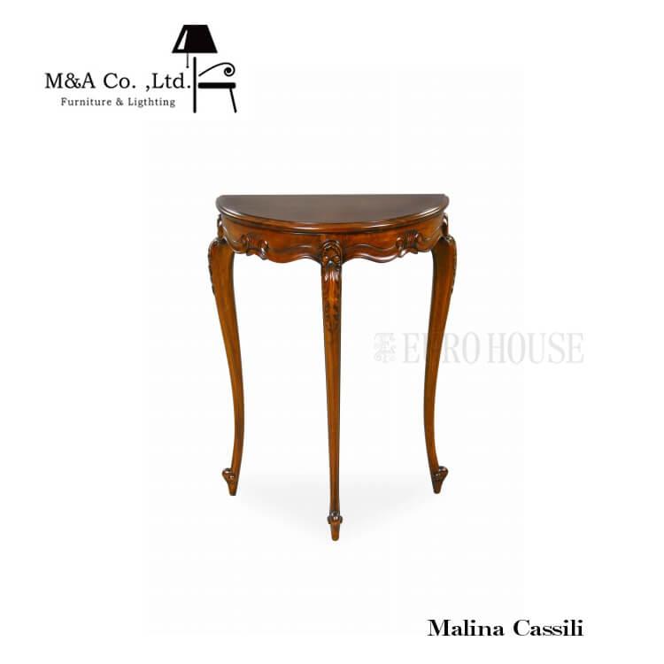 テーブル コンソールテーブル ハーフテーブル 三脚 サイドテーブル