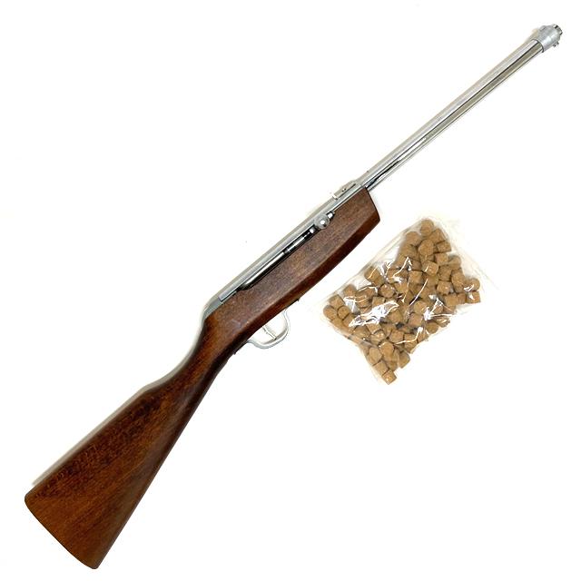 ナカヤシルバー射的銃 コルク付 コルク銃 ナカヤ