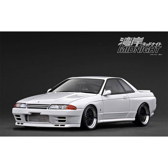 あすつく 1/18 NISSAN SKYLINE GT-R (R32) White 湾岸MIDNIGHT Reina's