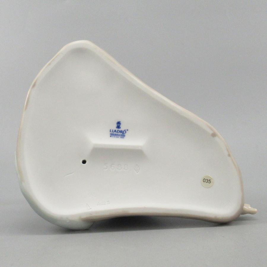 リヤドロ No.5688 「風邪をひかないように」 Lladro/陶器/置物/犬/少女