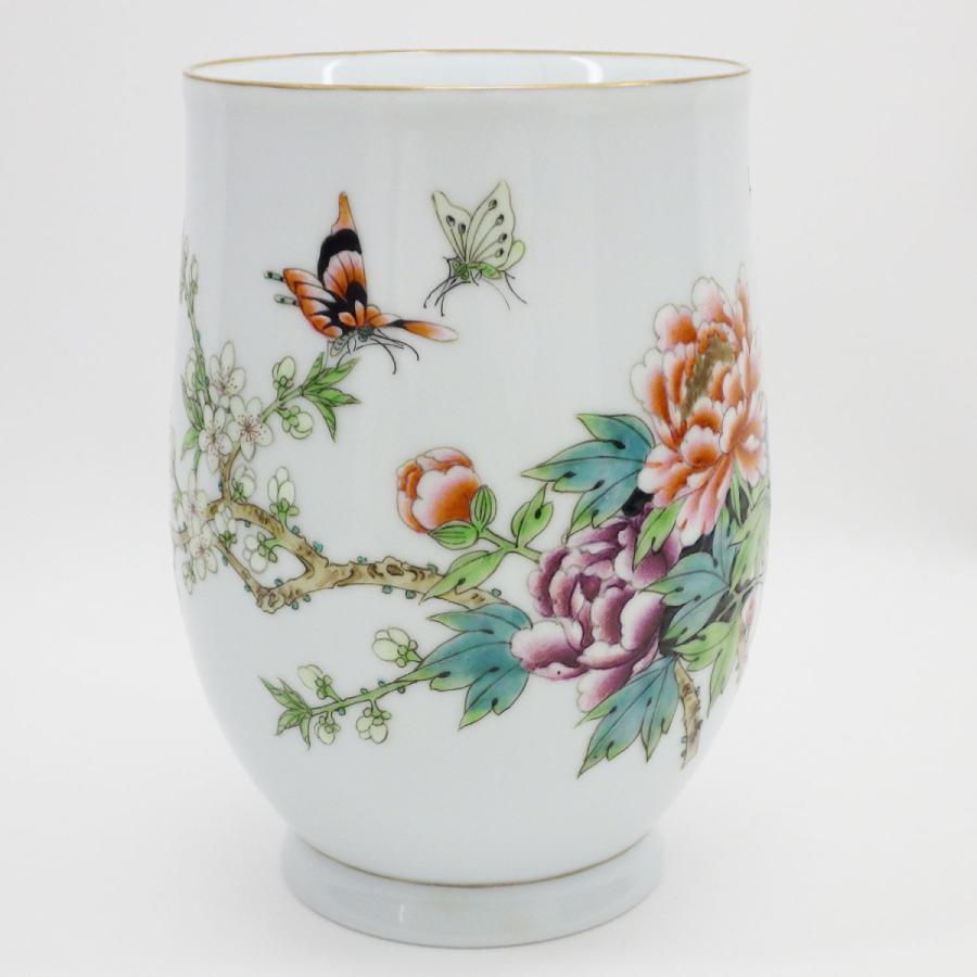 キリン ビアマグ コレクション 1994年 景徳鎮 粉彩牧丹胡蝶図 食器