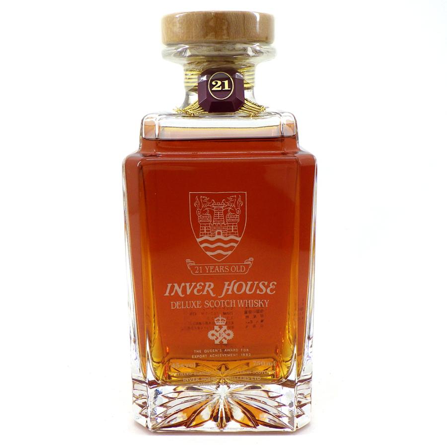 インバーハウス 21年 750ml 43% 箱・替え栓付き INVER HOUSE スコッチ