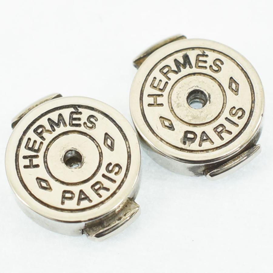 HERMES（エルメス） ピアス ロゴ ラウンド ピアス アクセサリー メタル