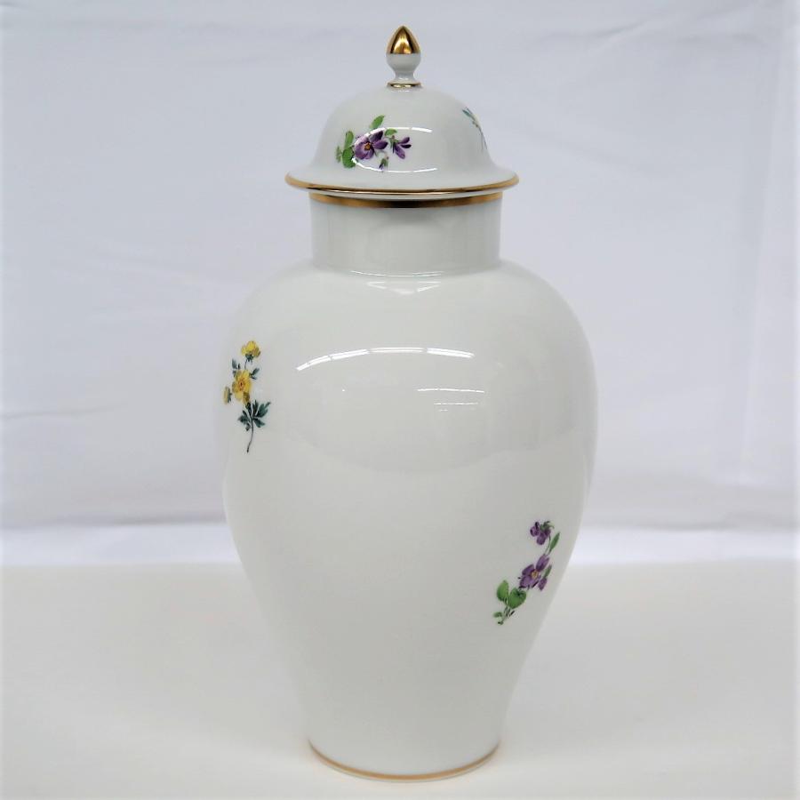 マイセン ベーシックフラワー 五つ花 蓋付 ベース/花瓶 y83-1260168t