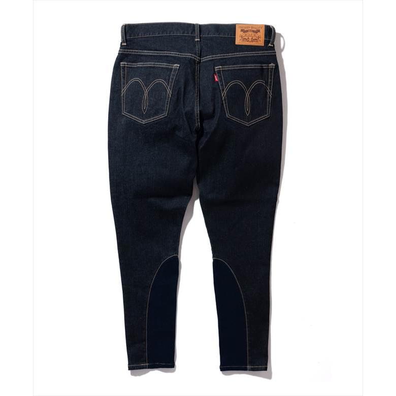 glamb（グラム） Poly denim Poly pants ポリーデニム ポリーパンツ