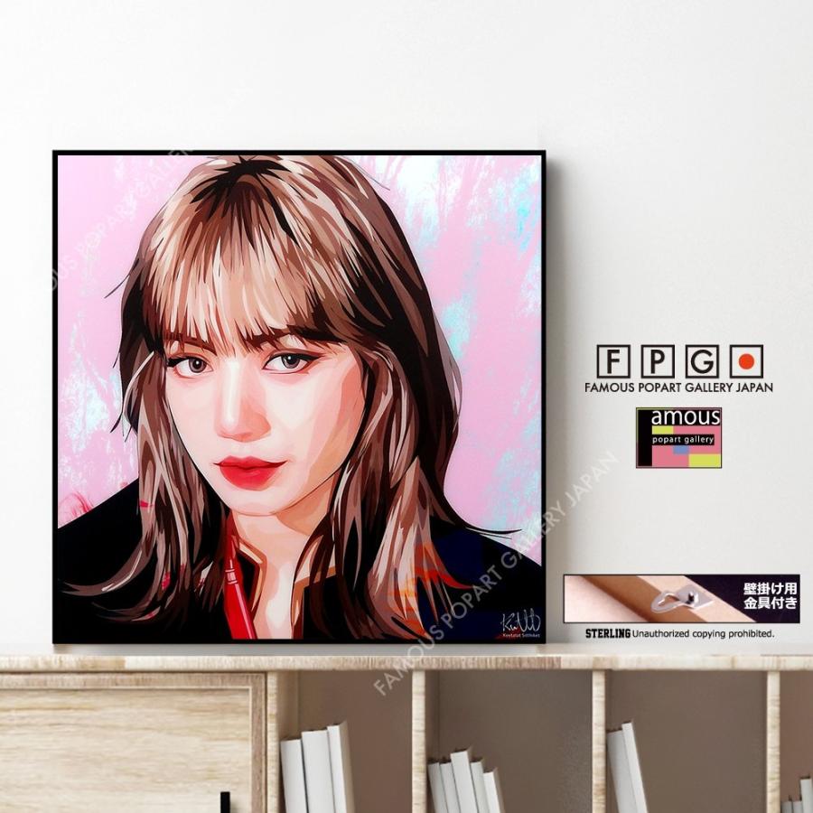 ポップアートパネル インテリア アート ポスター 絵 LISA Ver.3