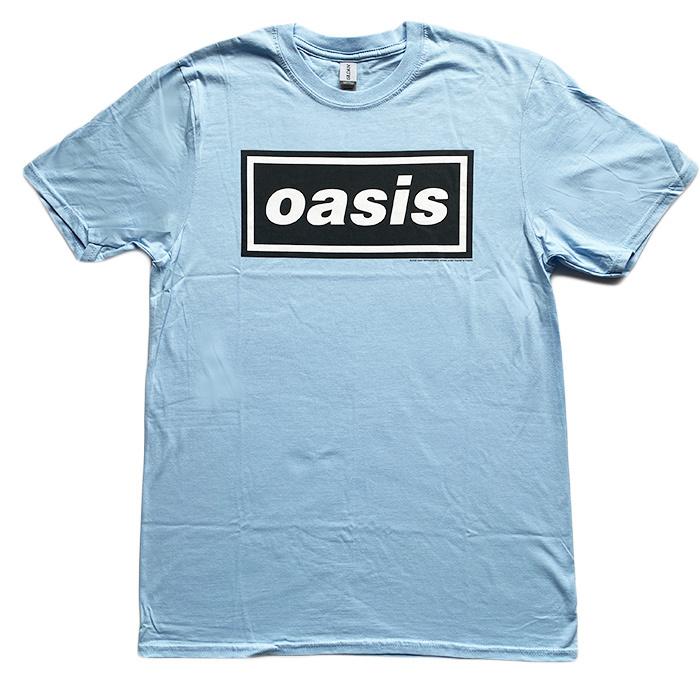 ロックTシャツ バンドTシャツ OASIS オアシス バンドT ネイビー ロゴ