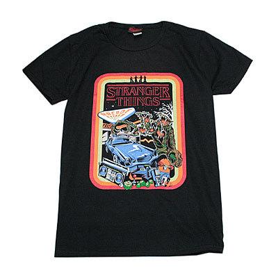 ストレンジャー・シングス レトロポスター Tシャツ : フロッグポート