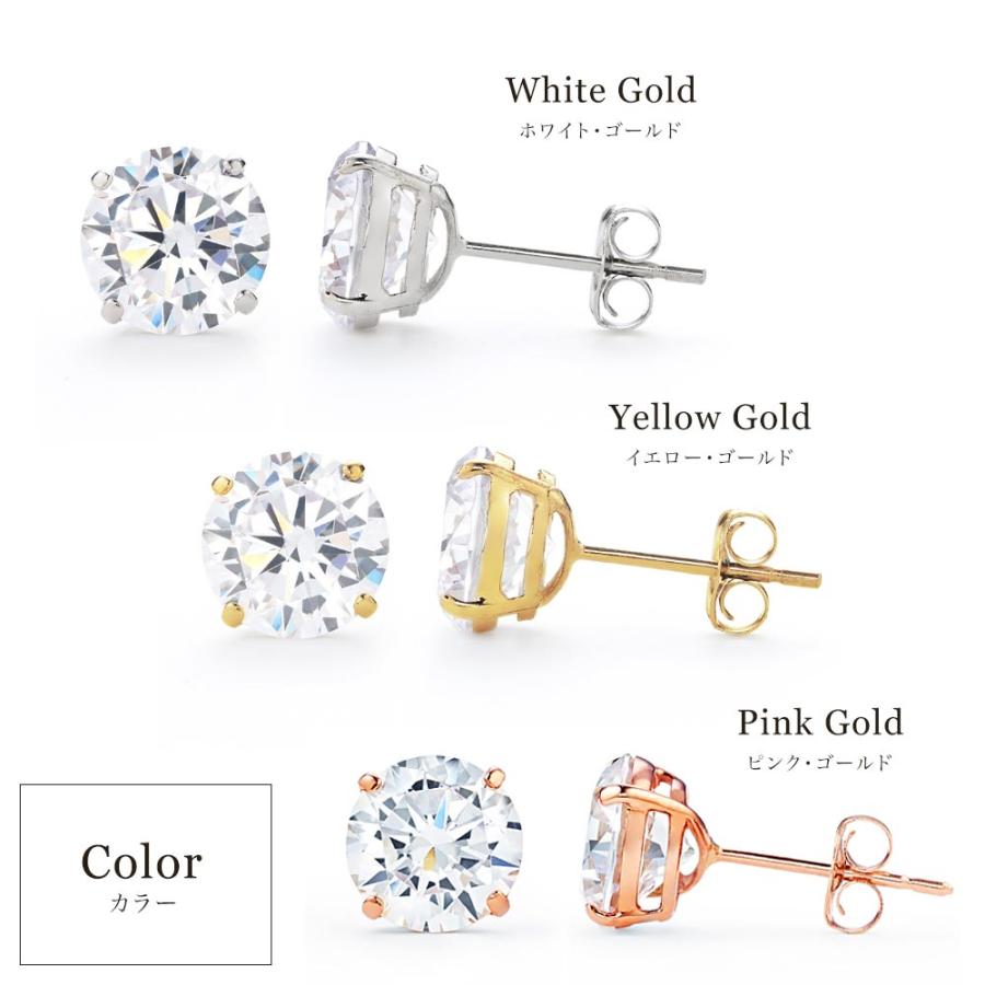 ニューヨークからの贈り物 ピアス レディース ダイヤモンド cz 14金